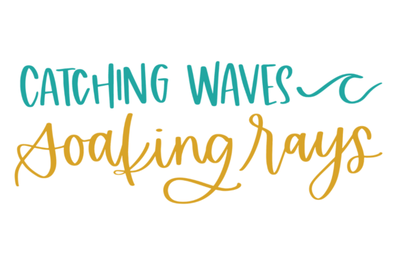 Catching Waves Graphics for Crafts