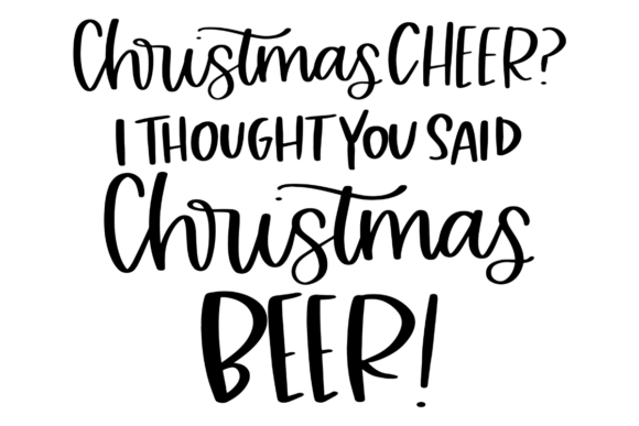 Christmas Cheer Graphic for Festive Crafts
