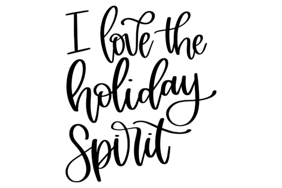 Holiday Spirit Graphics for Crafts