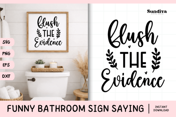 Humor in Stitch: Evaluating Funny Bathroom Sign Saying SVG 29