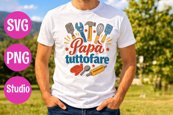 Italian Handy Dad Quote Graphics for Crafts