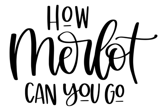 Merlot Magic: A Graphic Asset for Branding and Marketing